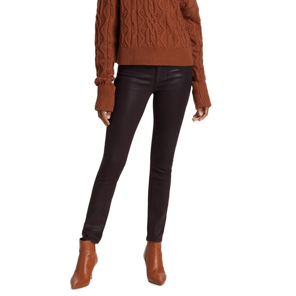 AEO | Purple Coated High Rise Jegging- NWT